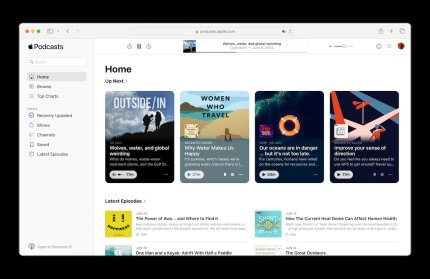 Apple Podcasts ra mắt trên web